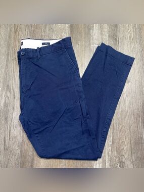 J.Crew Chino Pants Men Size 36x32 Flex Chinos Slim Straight Fit